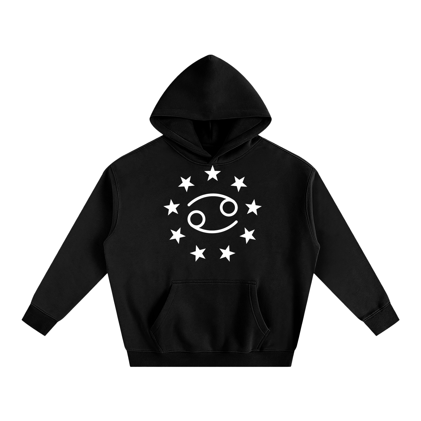 Oversized Cancer Hoodie White