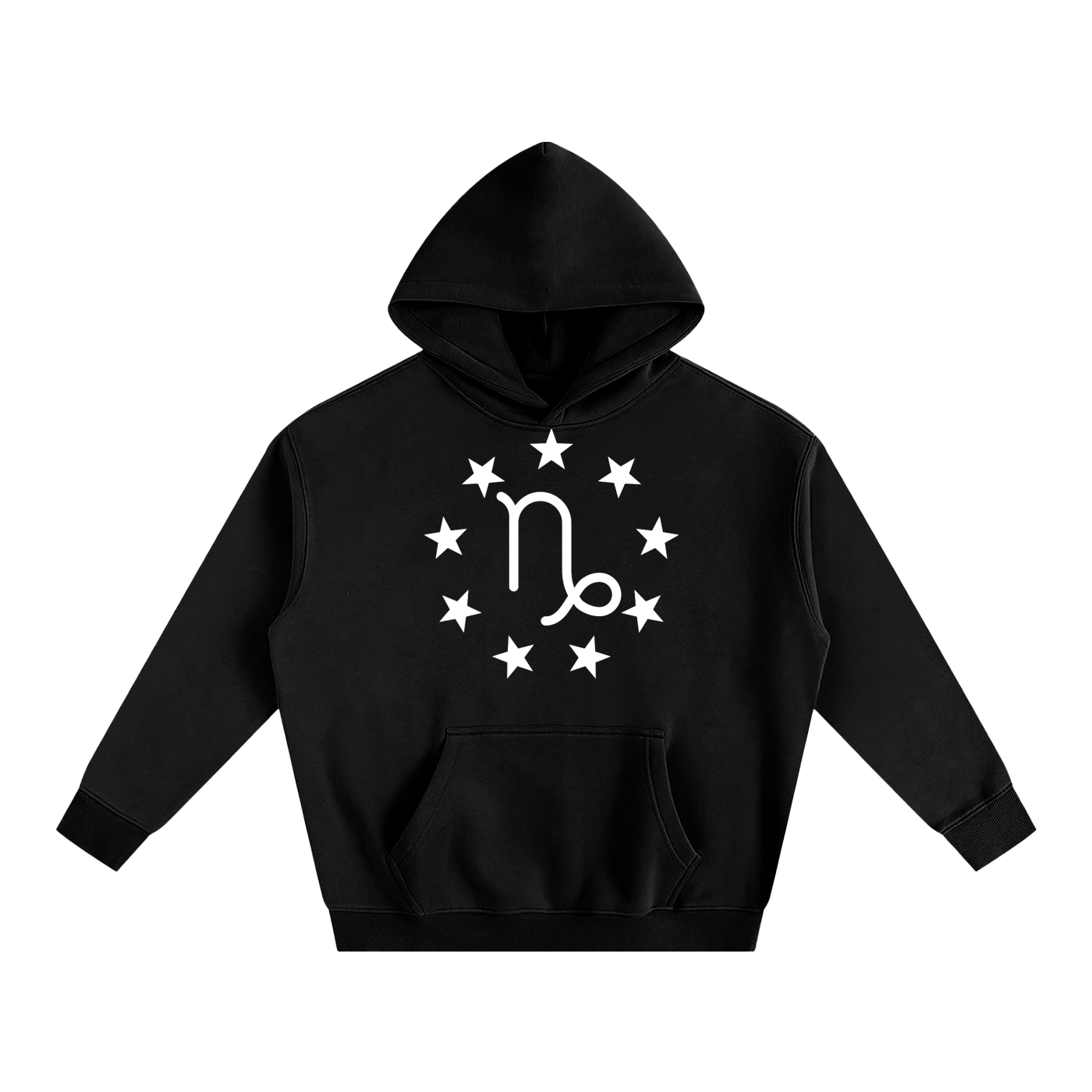 Oversized Capricorn Hoodie White